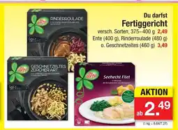 Zimmermann Du darfst rinderroulade Angebot