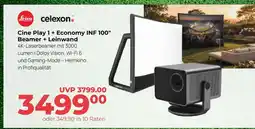 Hirsch und Ille Leica cine play 1 + economy inf 100 beamer + leinwand Angebot