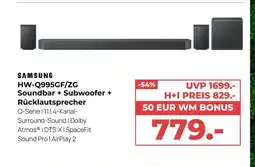 Hirsch und Ille Samsung hw-q995gf/zg soundbar + subwoofer + rücklautsprecher Angebot