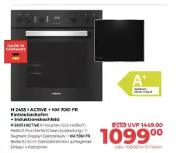 Hirsch und Ille Miele h 2455 i active + km 7061 fr einbaubackofen + induktionskochfeld Angebot