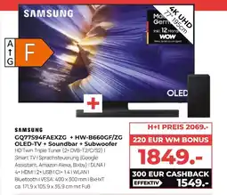 Hirsch und Ille Samsung gq77s94faexzg + hw-b660gf/zg oled-tv + soundbar + subwoofer Angebot