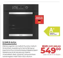 Hirsch und Ille Miele h 2465 b active einbaubackofen Angebot