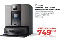 Hirsch und Ille Ecovacs deebot x11 omni cyclone saugroboter mit wischfunktion Angebot