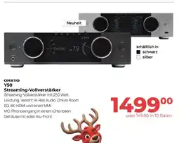 Hirsch und Ille Onkyo y50 streaming-vollverstärker schwarz Angebot