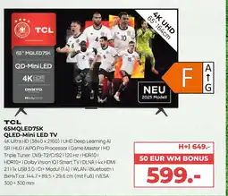 Hirsch und Ille Tcl 65mqled75k qled-mini led tv Angebot