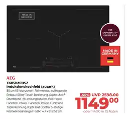 Hirsch und Ille Aeg tk85imobsz induktionskochfeld Angebot