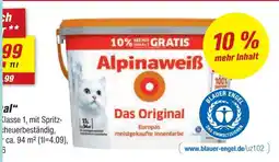 toom Baumarkt Alpinaweiß das original Angebot