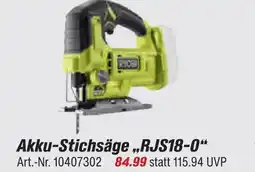 toom Baumarkt Ryobi akku-stichsäge rjs18-0 Angebot