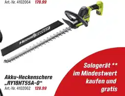 toom Baumarkt Ryobi akku-heckenschere ry18ht55a-0 Angebot