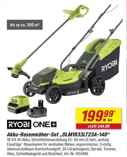 toom Baumarkt Ryobi akku-rasenmäher-set olm1833lt23a-140 Angebot