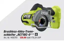 toom Baumarkt Ryobi brushless-akku-trennschleifer rct18c-0 Angebot