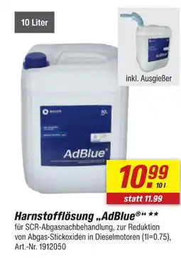 toom Baumarkt Harnstofflösung adblue Angebot