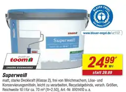 toom Baumarkt Toom superweiß Angebot