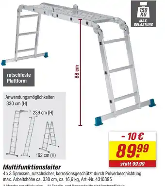 toom Baumarkt Multifunktionsleiter Angebot