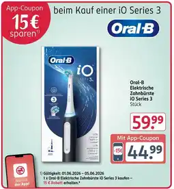 Rossmann Oral-b elektrische zahnbürste io series 3 Angebot