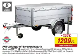 toom Baumarkt Stema pkw-anhänger mit bordwandaufsatz Angebot