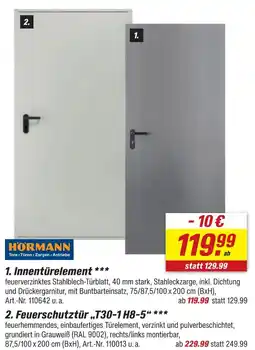 toom Baumarkt Hörmann innentürelement Angebot