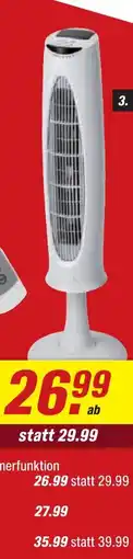 toom Baumarkt Turmventilator Angebot