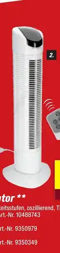 toom Baumarkt Turmventilator 40 w, 75 cm (h) Angebot