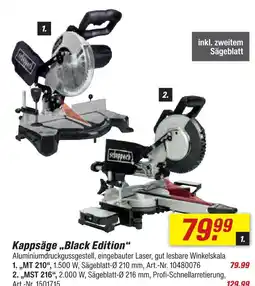 toom Baumarkt Scheppach kappsäge black edition mt 210 Angebot