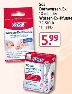 Rossmann Sos warzen-ex-pflaster Angebot