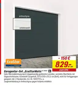 toom Baumarkt Ecostar garagentor-set ecostarmatic Angebot