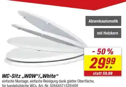 toom Baumarkt Wc-sitz wow white Angebot