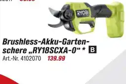 toom Baumarkt Ryobi brushless-akku-gartenschere ry18scxa-0 Angebot
