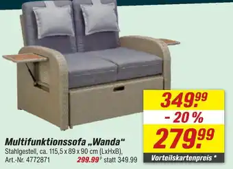 toom Baumarkt Multifunktionssofa wanda Angebot