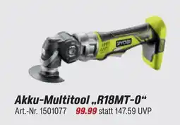 toom Baumarkt Ryobi akku-multitool r18mt-o Angebot
