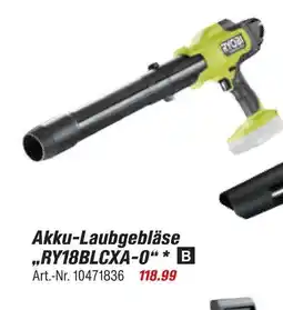 toom Baumarkt Ryobi akku-laubgebläse ry18blcxa-0 Angebot