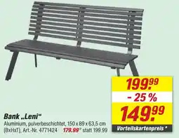 toom Baumarkt Bank „leni“ Angebot