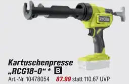 toom Baumarkt Ryobi kartuschenpresse rcg18-0 Angebot