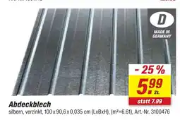 toom Baumarkt Abdeckblech Angebot