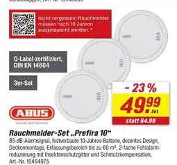 toom Baumarkt Abus rauchmelder-set „prefira 10“ Angebot