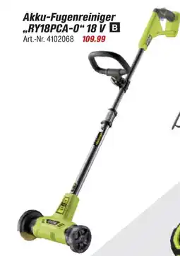 toom Baumarkt Ryobi akku-fugenreiniger ry18pca-0 18 v Angebot