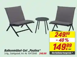 toom Baumarkt Balkonmöbel-set 'paulina' Angebot