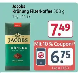 Rossmann Jacobs krönung filterkaffee Angebot