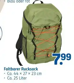 Rossmann Faltbarer rucksack Angebot
