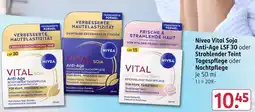Rossmann Nivea vital soja anti-age lsf 30, schützende tagespflege oder nachtpflege Angebot