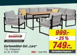 toom Baumarkt Toom gartenmöbel-set „lara“ Angebot