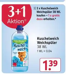 Rossmann Kuschelweich weichspüler Angebot