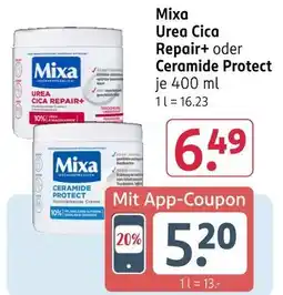 Rossmann Mixa urea cica repair+ Angebot