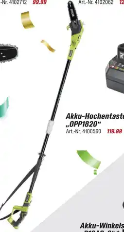 toom Baumarkt Akku-hochentaster opp1820 Angebot