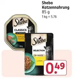 Rossmann Sheba katzennahrung Angebot