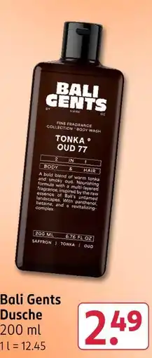 Rossmann Bali gents dusche Angebot