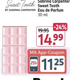 Rossmann Sabrina carpenter sweet tooth eau de parfum Angebot