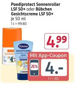 Rossmann Paediprotect sonnenroller lsf 50+ Angebot