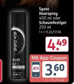 Rossmann Syoss haarspray Angebot