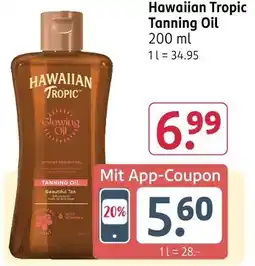 Rossmann Hawaiian tropic tanning oil Angebot